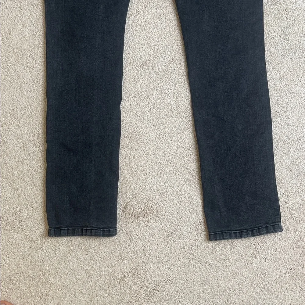 Kenneth Cole Charcoal Gray/Washed Black Slim Jeans (Size: 34x32)